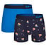 Happy Shorts  Happy Shorts 2-Pack Kerst Boxershorts Heren Luiaard op kerstbal