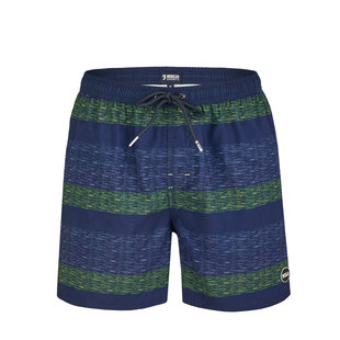 Happy Shorts Men's Swim Shorts Blue / Green Striped