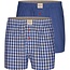 Phil & Co Phil & Co 2-Pack Wijde Boxershorts Heren PH-196