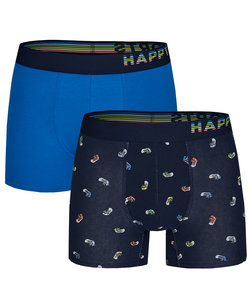 Happy Shorts 2-Pack Boxershorts Heren Sneakers Print