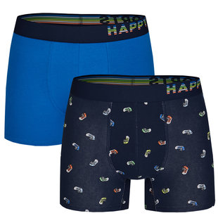 Happy Shorts 2-Pack Boxershorts Heren Sneakers Print