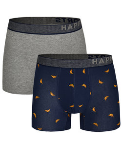 Happy Shorts 2-Pack Boxer Shorts Men Croissant Print