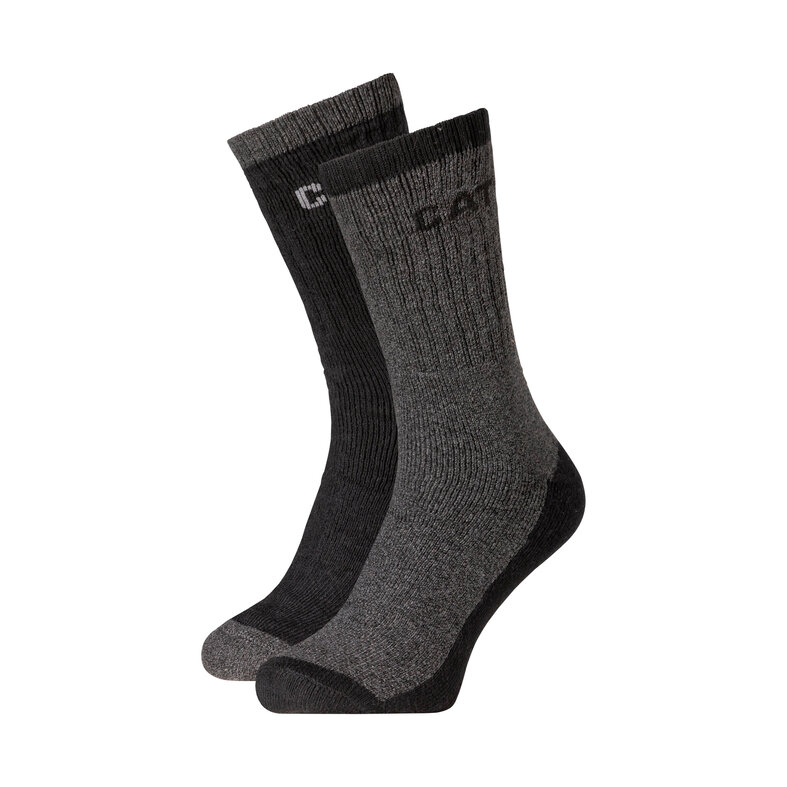 Cat CAT Thermo Socks Black/Gray 2-Pack