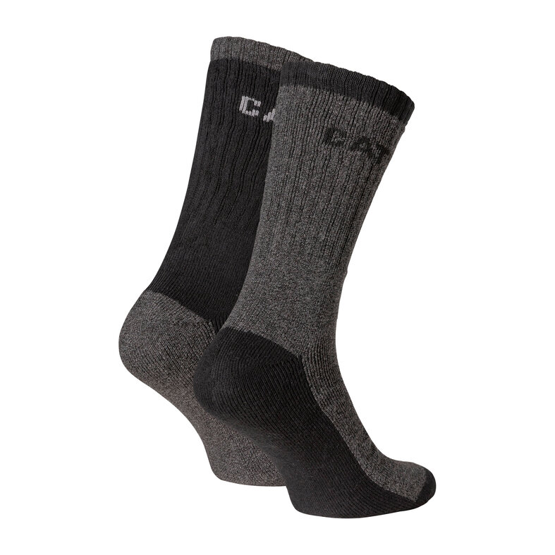 Cat CAT Thermo Socks Black/Gray 2-Pack