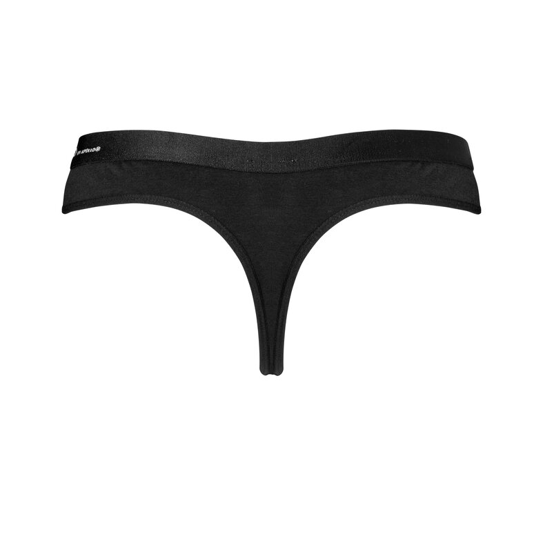 Apollo Apollo Dames String Zwart Bamboe 3-pack