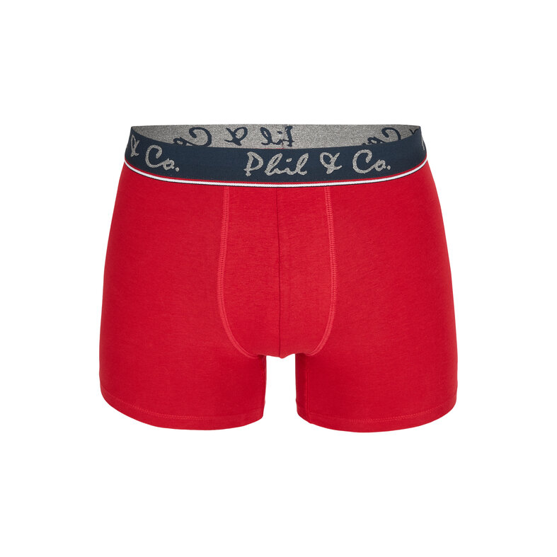 Phil & Co Phil & Co Boxershorts Heren Multipack 8-Pack Effen Kleur Assorti