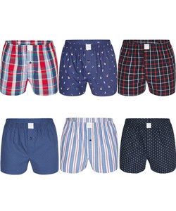 MG-1 Wide Boxer Shorts Men 6P D7620 Multipack