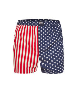 Happy Shorts Wijde Boxershort Met Print Amerikaanse Vlag