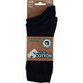 Apollo Men's / Women's Socks Organic Cotton 6-Pack Black