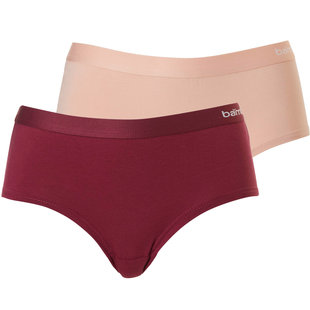 Apollo Women's Hipster Red / Pink Bamboo 2-pack