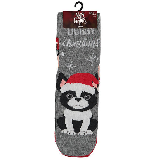 Apollo Apollo 2-Pack Funny Ladies Christmas Socks Animals