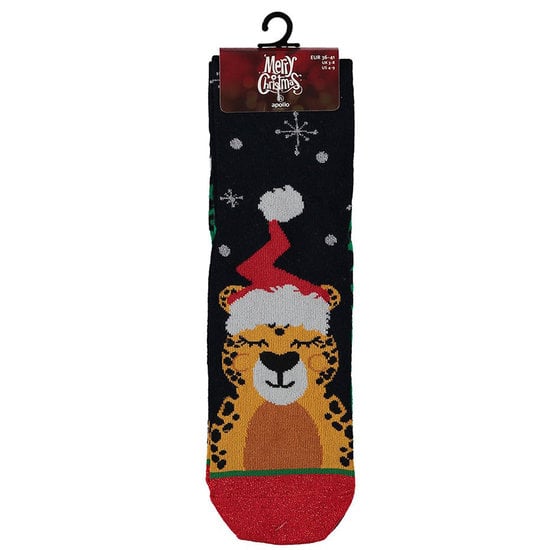 Apollo Apollo 2-Pack Funny Ladies Christmas Socks Panther