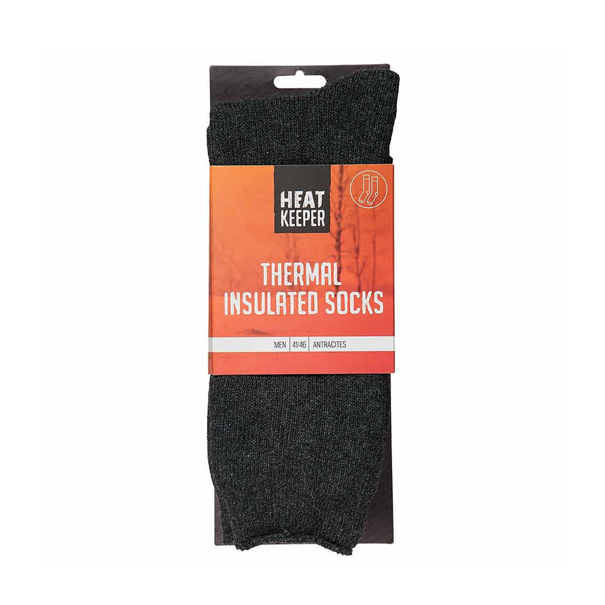 Vlot Ingang zeevruchten Heat Keeper Thermo Sokken Antraciet Heren | Underwear District