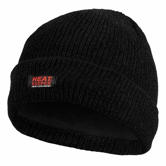 Heatkeeper HEAT KEEPER Thermal Hat Women Chenille Black