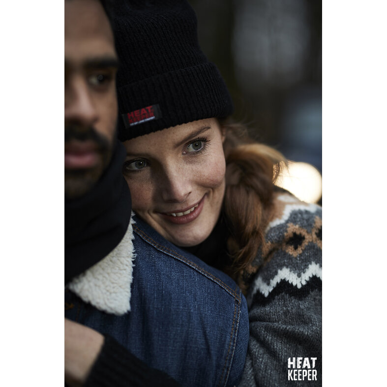 Heatkeeper HEAT KEEPER Thermo Muts Dames Chenille Zwart