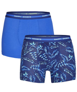 Happy Shorts 2-Pack Boxershorts Heren Hawaii Print