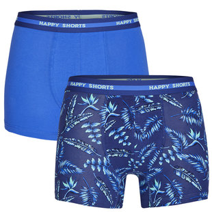 Happy Shorts 2-Pack Boxershorts Heren Hawaii Print