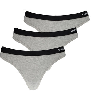 Apollo Women's Thong Grey Bamboo 3-pack