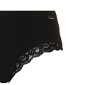 Cotonella Cotonella Dames Slip Met Kant Midi Zwart 3-Pack