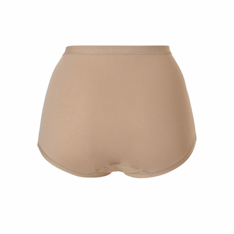 Cotonella Cotonella Dames Tailleslip Maxi Beige Huidskleur 2-Pack
