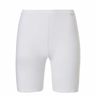 Cotonella Long Short with Legs White