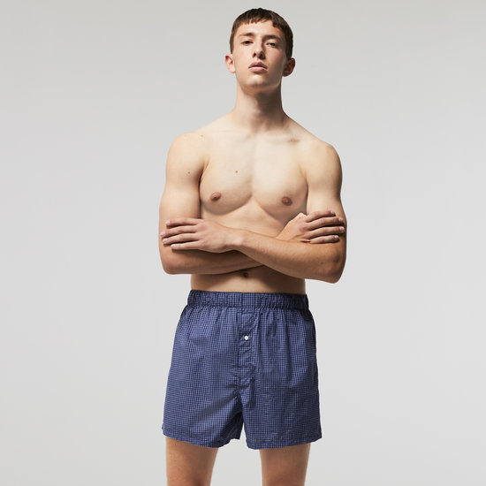 Lacoste Lacoste Wide Boxer Shorts Men 3-Pack Authentics Blue