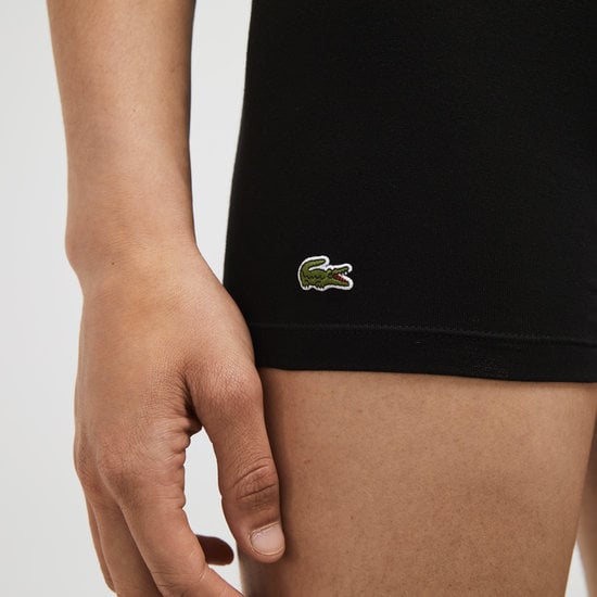 Lacoste Lacoste Boxershorts (Trunks) Heren Casual Zwart 3-Pack