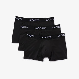 Lacoste Boxer Shorts Men Microfiber Black 3-Pack