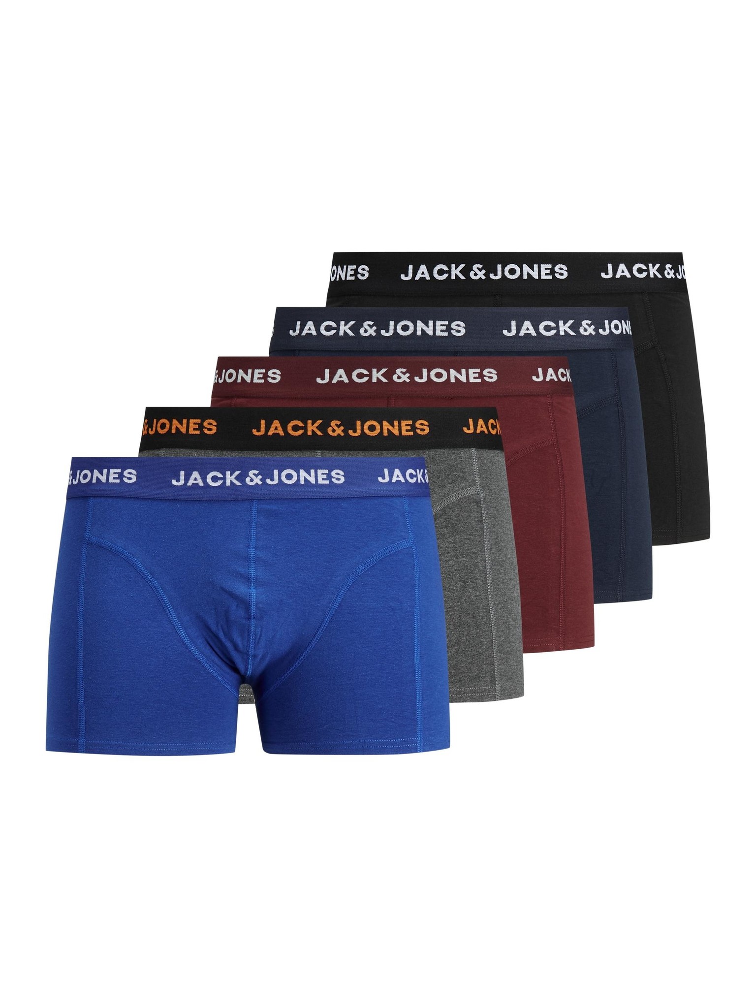 Jack Jones Jack Jones Boxershorts Heren Trunks Friday Multipack 5 Pack