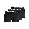 Jack & Jones Jack & Jones Boxershorts Heren Trunks SENSE 3-Pack Zwart