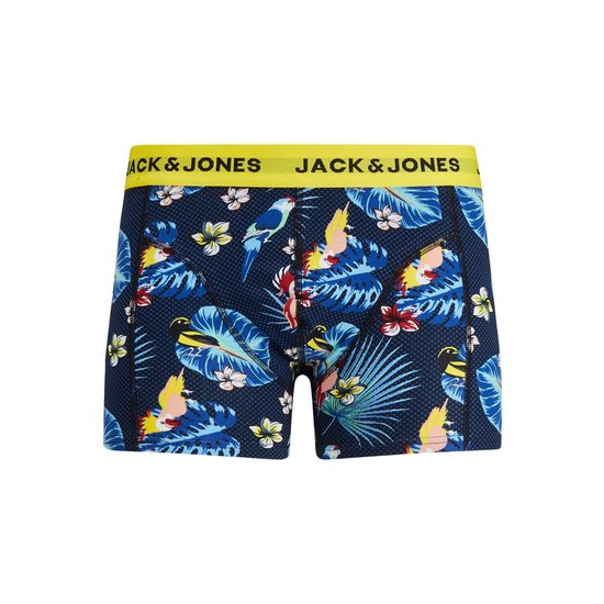 Jack & Jones Jack & Jones Boxershorts Heren Trunks  JACFLOWER BIRD Print 3-Pack