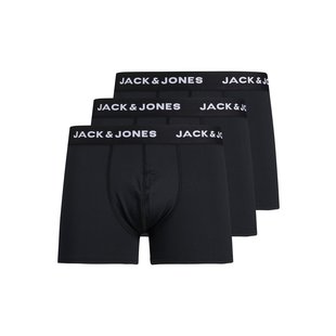 Jack & Jones Boxer Shorts Men Microfiber Trunks JACBASE 3-Pack Black