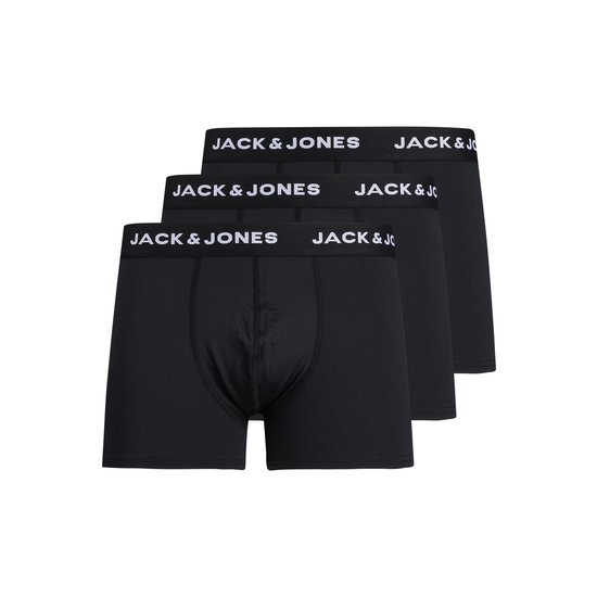 Jack & Jones Jack & Jones Boxer Shorts Men Microfiber Trunks JACBASE 3-Pack Black