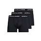 Jack & Jones Jack & Jones Boxershorts Heren Microfiber Trunks JACBASE 3-Pack Zwart