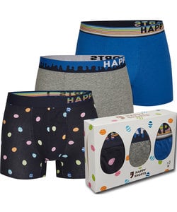 Happy Shorts Boxershorts Heren Pasen 3-Pack