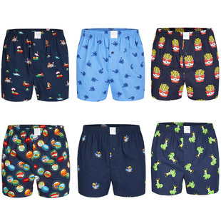 MG-1 Wide Boxer Shorts Men 6-Pack Multipack with Prints