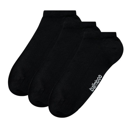 Apollo Sneaker socks Bamboo Black 3-pair Men / Women