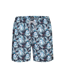 Happy Shorts Zwemshort Heren Hawaii Flowers Print