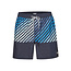 Happy Shorts Happy Shorts Zwemshort Heren Blauw Colourflow Stripes Gestreept