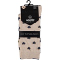 Apollo Apollo Fashion Socks Women Hearts Dots Star Print Pink Blue