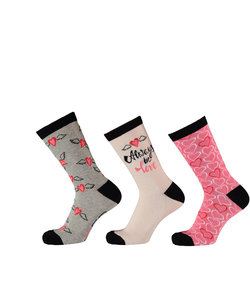 Women's Socks Hearts Valentine Giftbox
