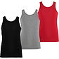 Apollo Apollo Jongens Singlet Hemd Bamboe 3-Pack Multi