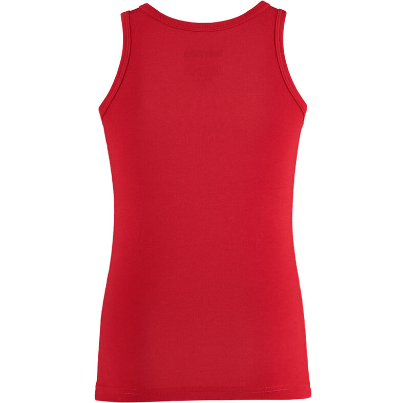 Apollo Apollo Jongens Singlet Hemd Bamboe 3-Pack Zwart Grijs Rood