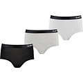 Apollo Apollo Girls Bamboo Hipster 3-Pack Black Gray White