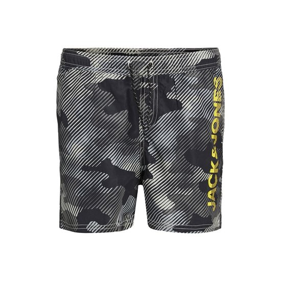 Jack & Jones Junior Jack & Jones Junior Boys Swim Shorts JPSTCRETE Camouflage Gray