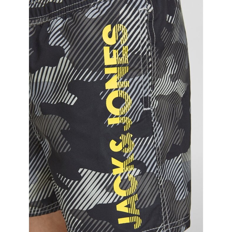 Jack & Jones Junior Jack & Jones Junior Zwemshorts Jongens JPSTCRETE Camouflage Grijs