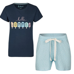 By Louise Dames Shortama Pyjamaset Hello Summer