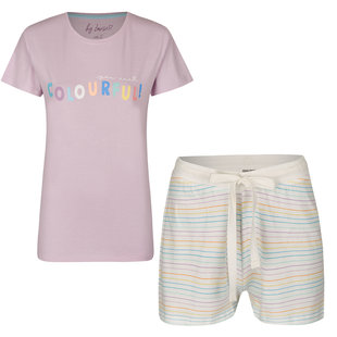 By Louise Women's Shortama Pajama Sets Colourful