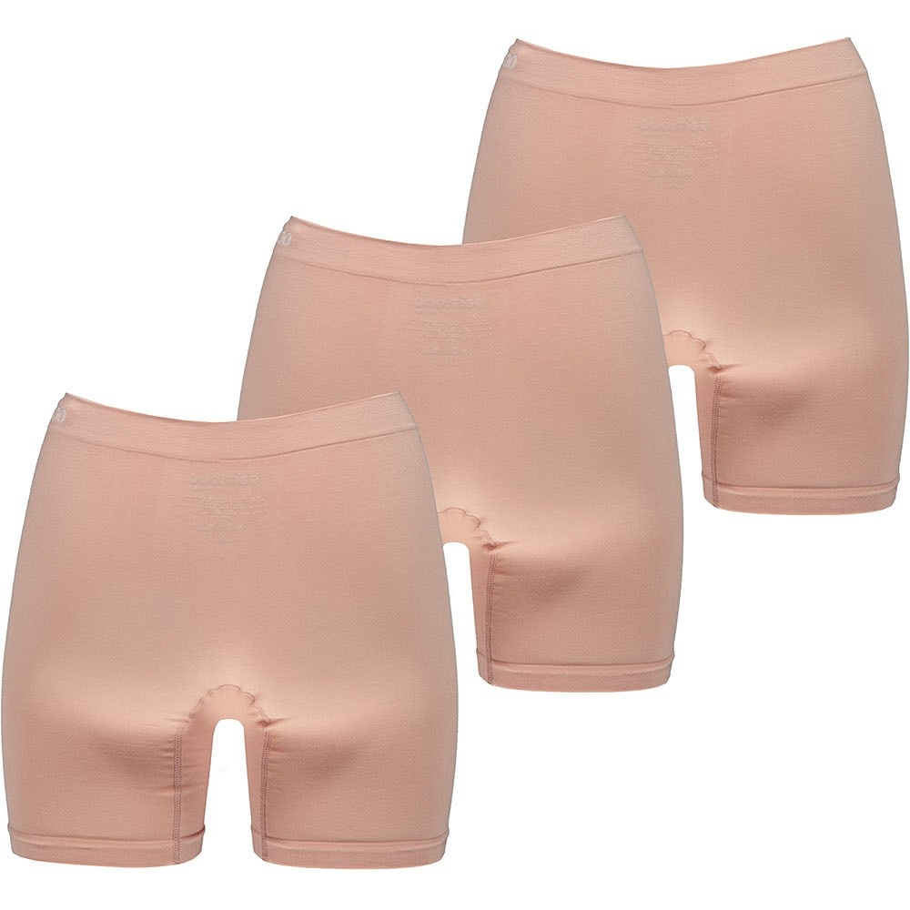 fusie Geven puree Apollo Seamless Short Bamboe Onderboek Met Pijpjes Huidskleur 3-Pack |  Underwear District