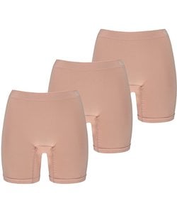 Apollo Seamless Dames Short Bamboe Huiskleur 3-Pack